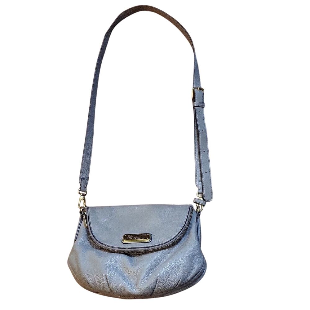 Marc By Marc Jacobs Gray Taupe Crossbody Bag with Adjustable Strap